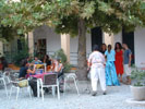 Ospiti in giardino a Villa Marina