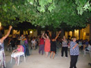 Balli durante la festa a Villa Marina