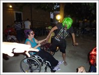Un ballo durante la festa a Villa Marina
