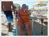 Pace e bene in spiaggia