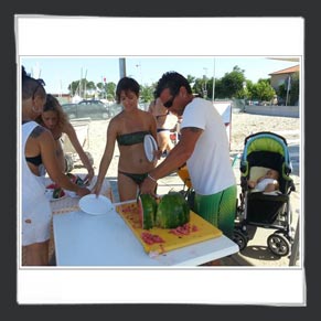 Cocomera per gli ospiti di Villa Marina in spiaggia