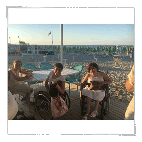 In spiaggia fino al tramonto