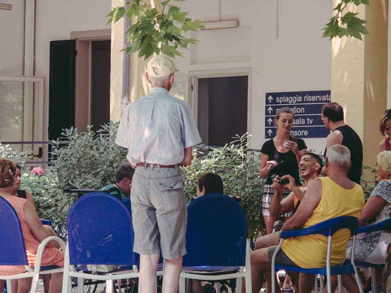 Relax in giardino per chiaccherare al fresco