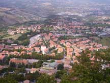 Vista del Borgo di San Marino