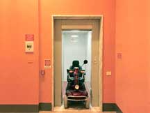 Villa Marina ha due impianti di ascensori per disabili in scooter