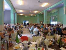 Sala pranzo accessibile a 150 persone