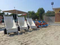 Attrezzature da spiaggia per disabili