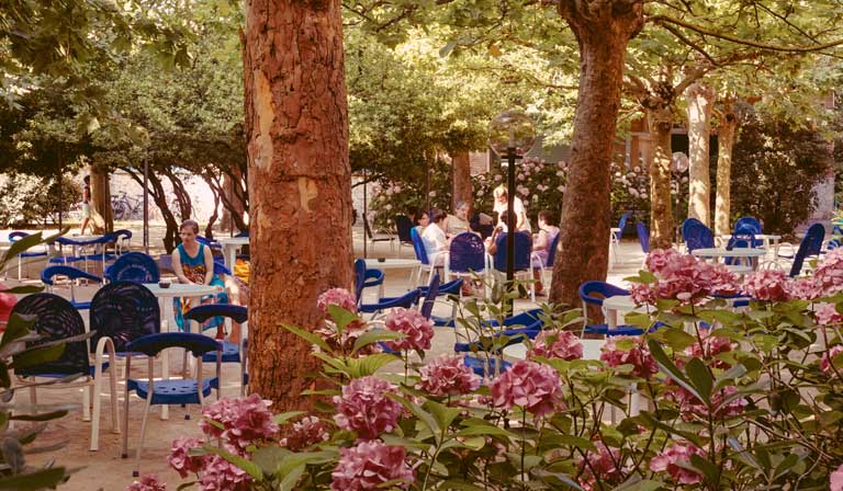 Giardino privato interno ad uso esclusivo degli ospiti