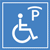 Parcheggio senza barriere accessibile ai disabili